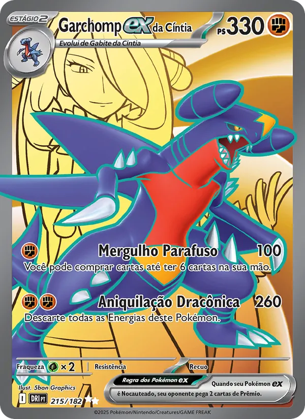Garchomp ex da Cíntia (Destined Rivals #215/182)