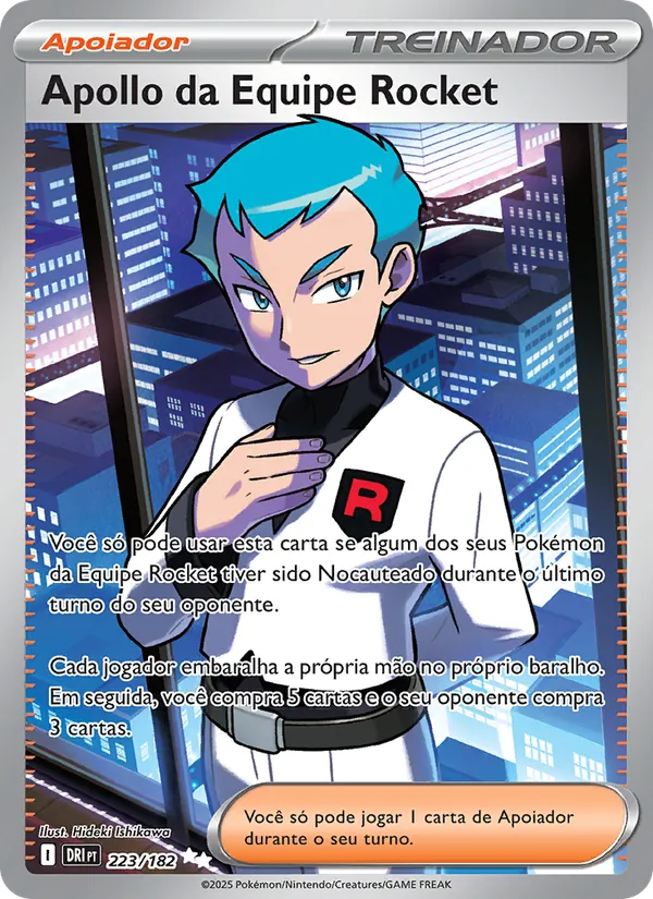 Apollo da Equipe Rocket (Destined Rivals #223/182)