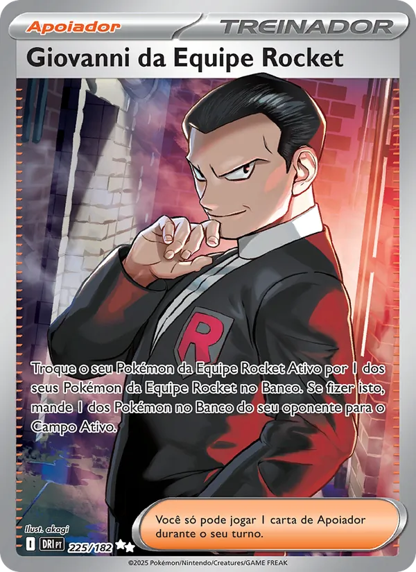 Giovanni da Equipe Rocket (Destined Rivals #225/182)