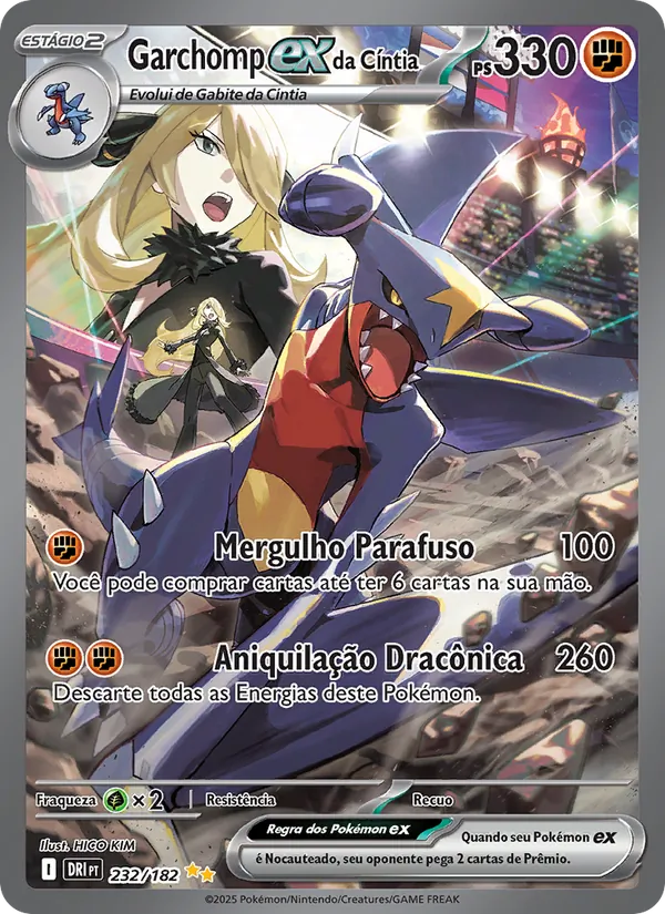 Garchomp ex da Cíntia (Destined Rivals #232/182)