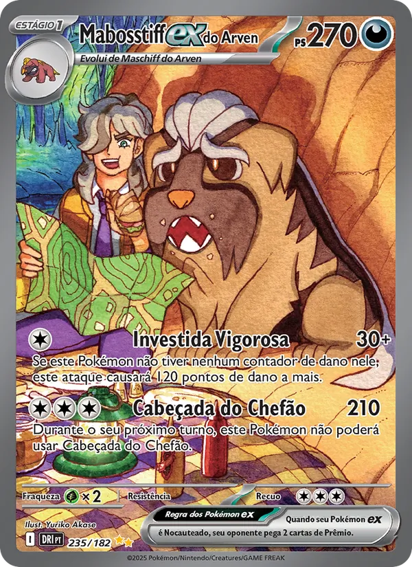 Mabosstiff ex do Arven (Destined Rivals #235/182)