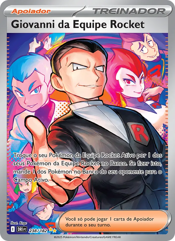 Giovanni da Equipe Rocket (Destined Rivals #238/182)
