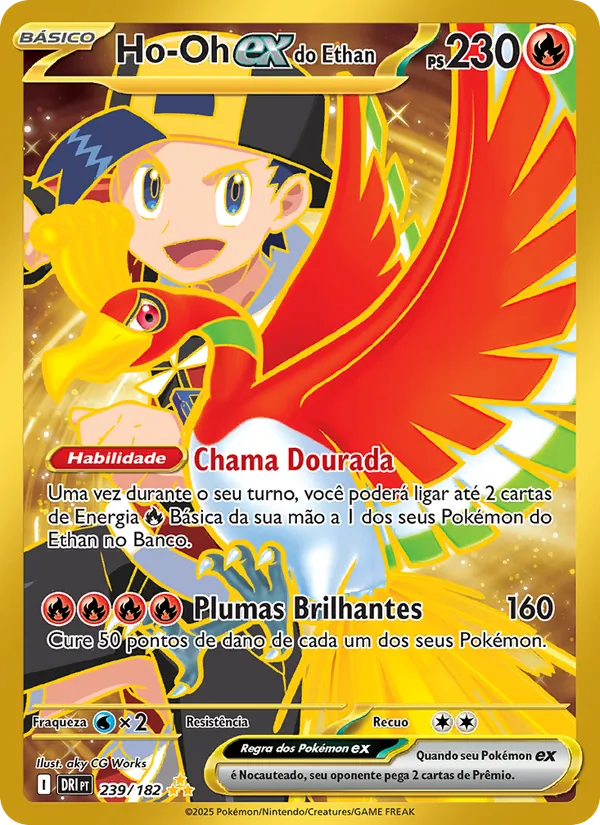 Ho-Oh ex do Ethan (Destined Rivals #239/182)