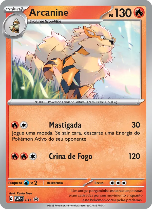 Arcanine (SVP Black Star Promos #011/225)