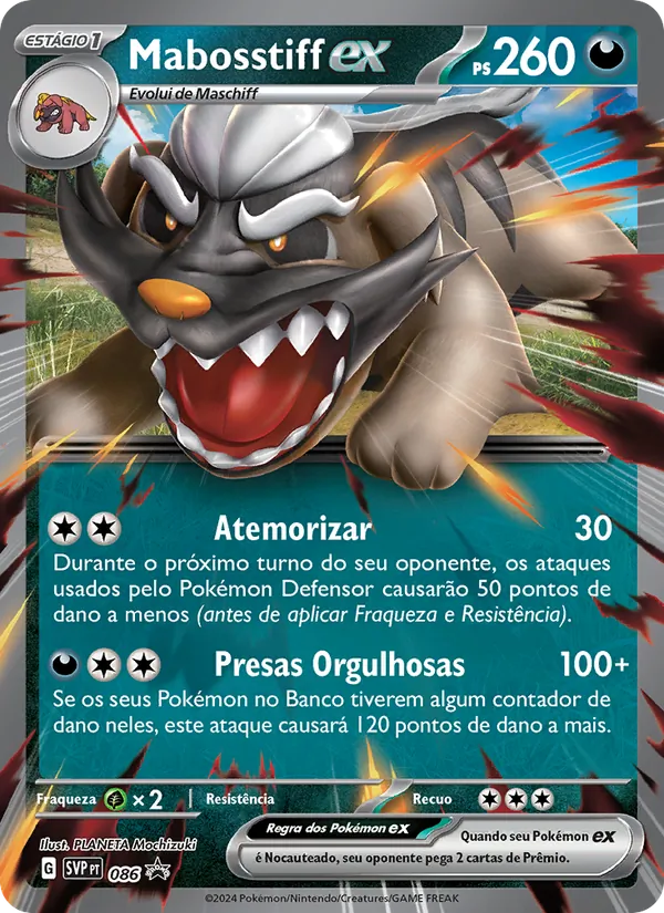 Mabosstiff ex (SVP Black Star Promos #086/225)