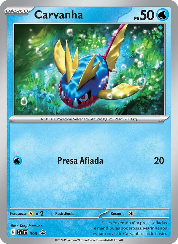 Carvanha (SVP Black Star Promos #093/225)