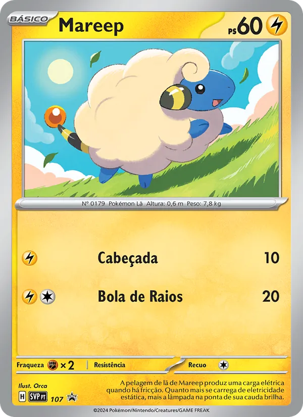 Mareep (SVP Black Star Promos #107/225)