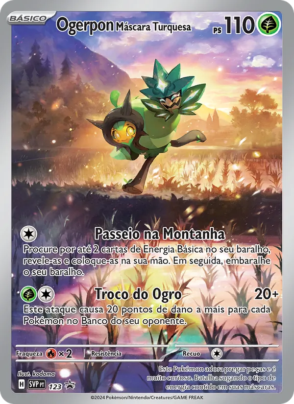 Ogerpon Máscara Turquesa (SVP Black Star Promos #123/225)