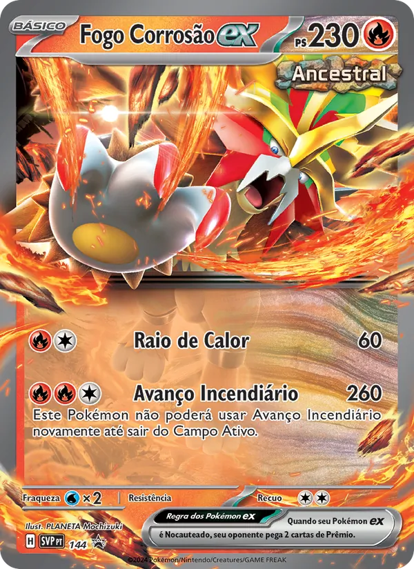 Fogo Corrosão ex (SVP Black Star Promos #144/225)