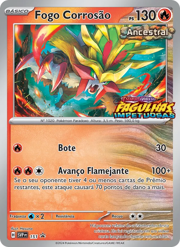 Fogo Corrosão (SVP Black Star Promos #151/225)