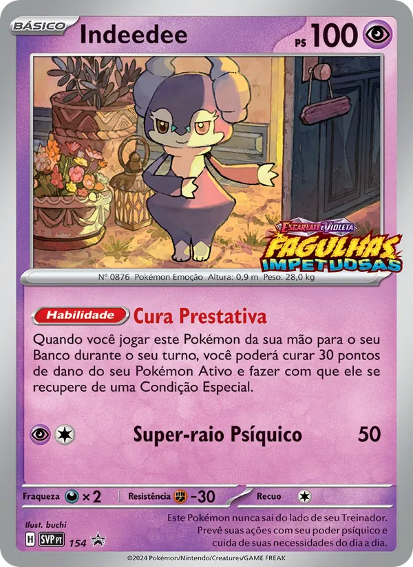 Indeedee (SVP Black Star Promos #154/225)
