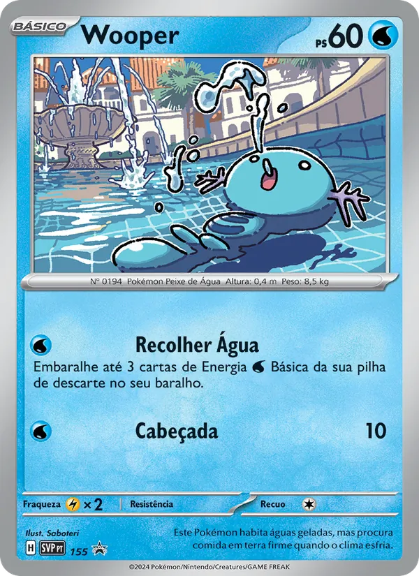 Wooper (SVP Black Star Promos #155/225)