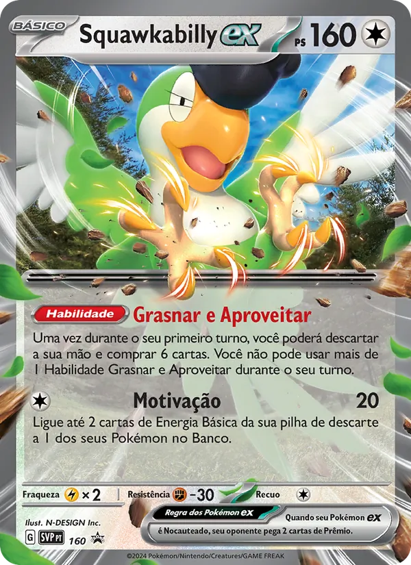 Squawkabilly ex (SVP Black Star Promos #160/225)