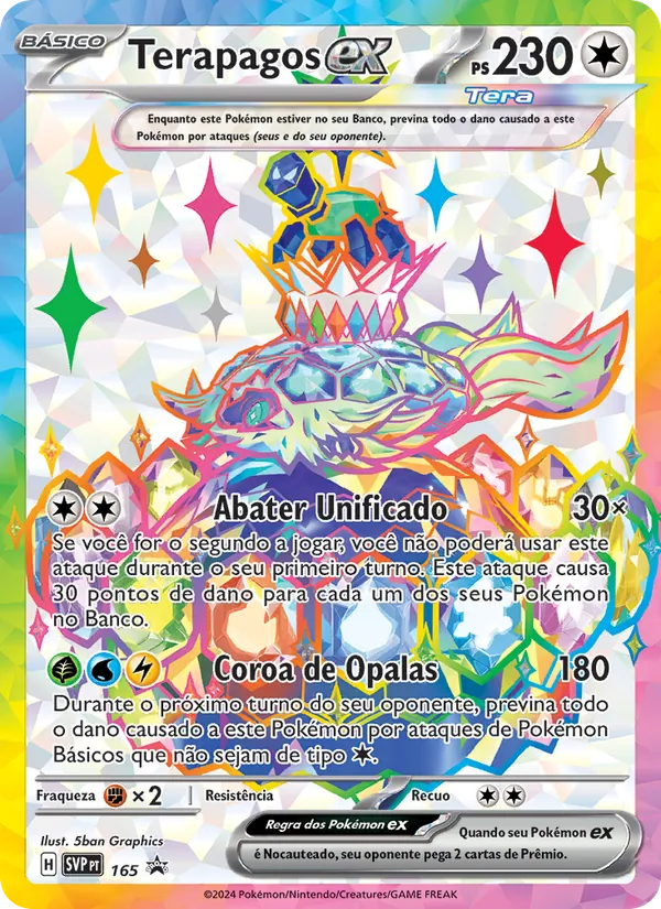 Terapagos ex (SVP Black Star Promos #165/225)