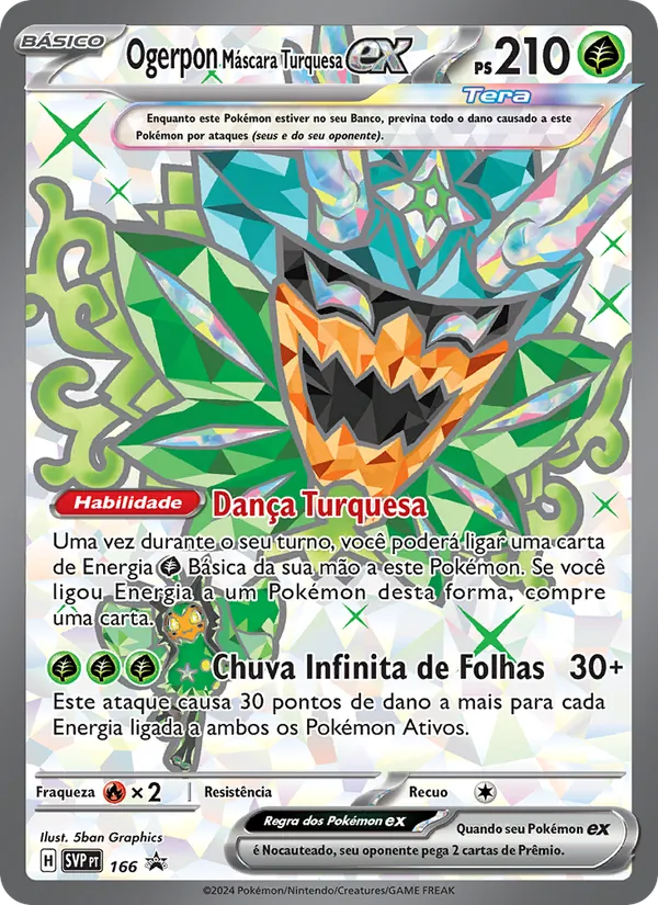 Ogerpon Máscara Turquesa ex (SVP Black Star Promos #166/225)