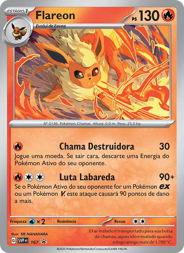 Flareon (SVP Black Star Promos #167/225)
