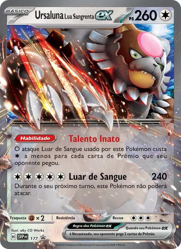 Ursaluna Lua Sangrenta ex (SVP Black Star Promos #177/225)