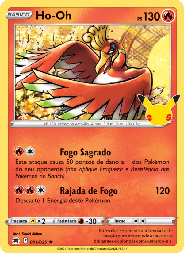 Ho-Oh (Celebrations #1/25)