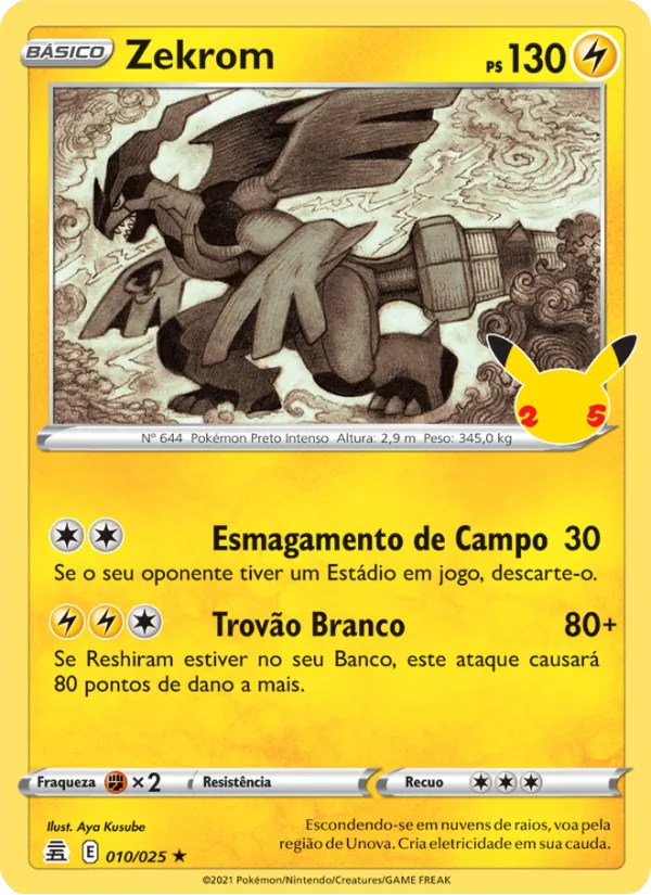 Zekrom (Celebrations #10/25)