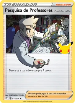 Pesquisa de Professores (Celebrations #23/25)