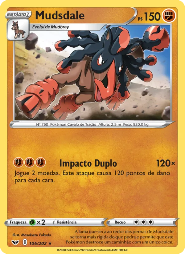 Mudsdale (Sword & Shield #106/202)