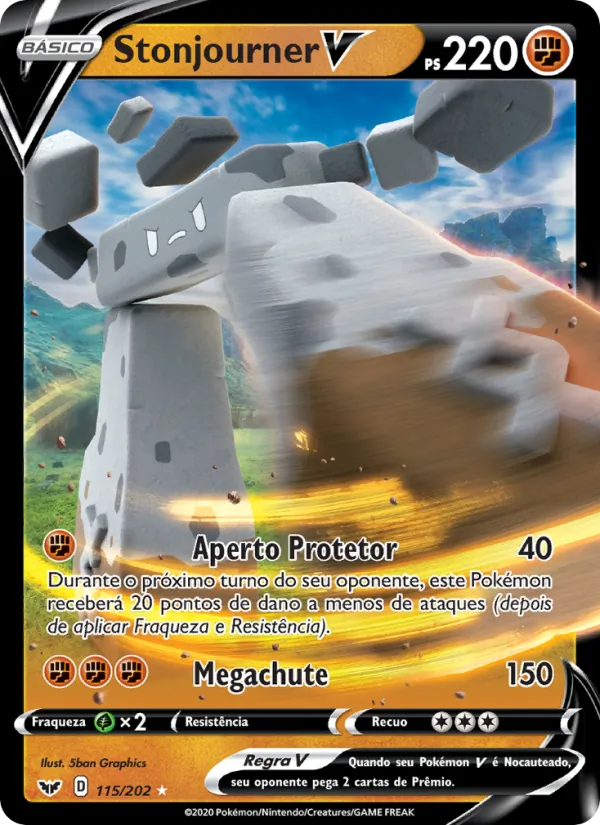 Stonjourner V (Sword & Shield #115/202)