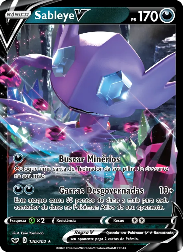 Sableye V (Sword & Shield #120/202)