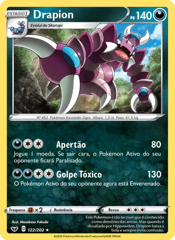 Drapion (Sword & Shield #122/202)