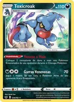 Toxicroak (Sword & Shield #124/202)