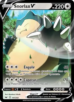 Snorlax V (Sword & Shield #141/202)
