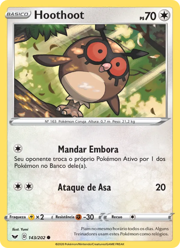 Hoothoot (Sword & Shield #143/202)