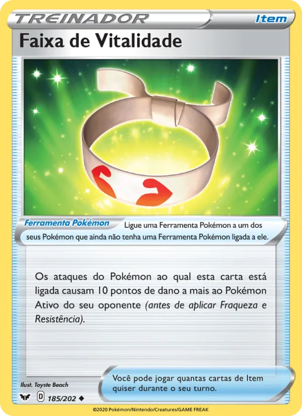 Faixa de Vitalidade (Sword & Shield #185/202)
