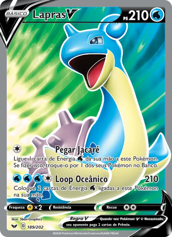 Lapras V (Sword & Shield #189/202)