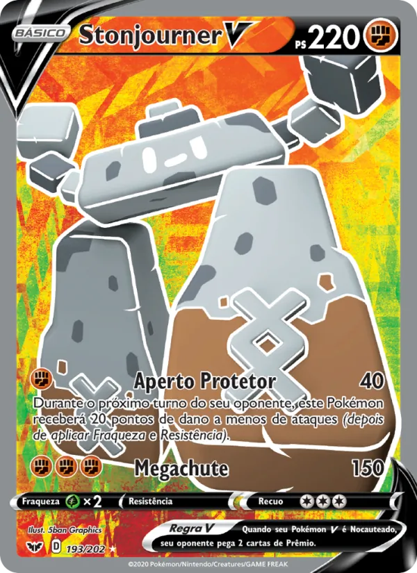 Stonjourner V (Sword & Shield #193/202)