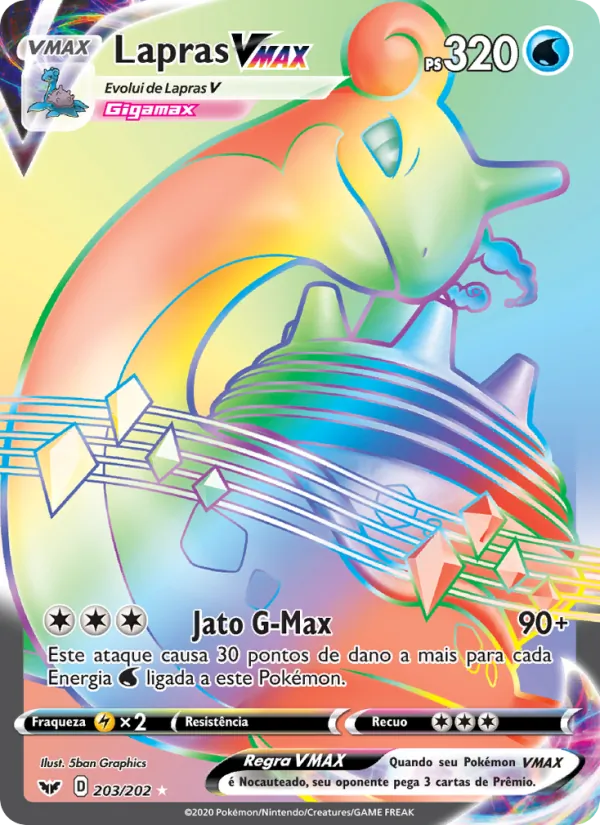 Lapras VMAX (Sword & Shield #203/202)