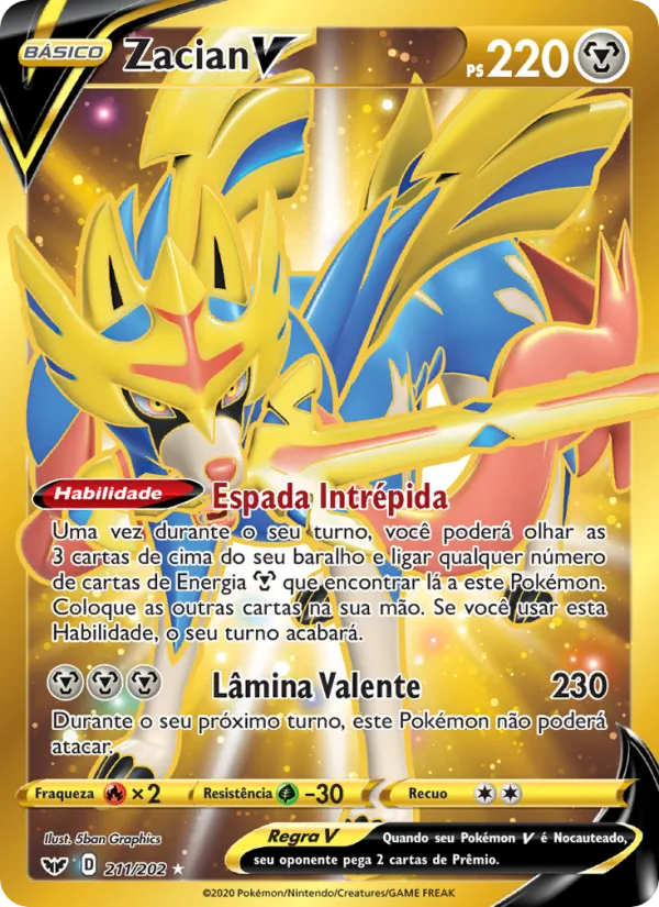 Zacian V (Sword & Shield #211/202)