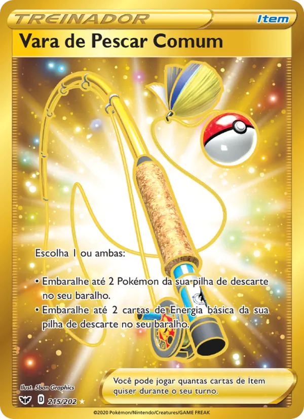 Vara de Pescar Comum (Sword & Shield #215/202)