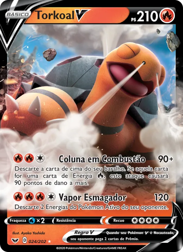 Torkoal V (Sword & Shield #24/202)