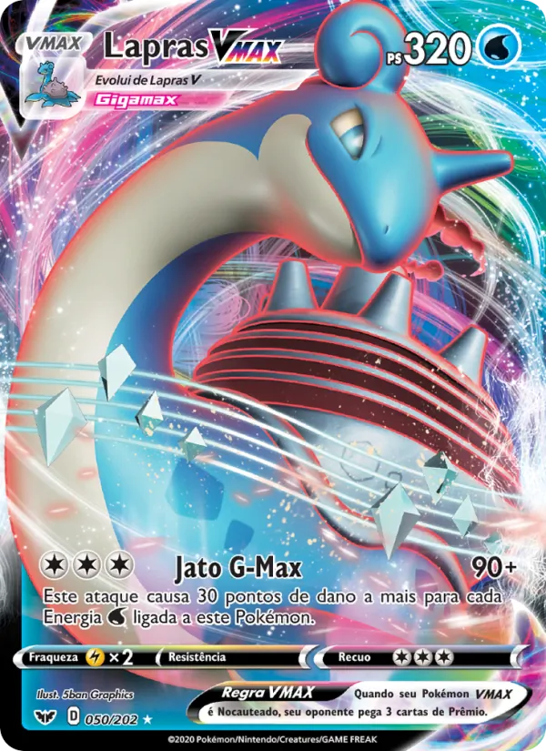Lapras VMAX (Sword & Shield #50/202)