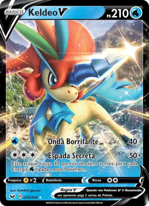 Keldeo V (Sword & Shield #53/202)
