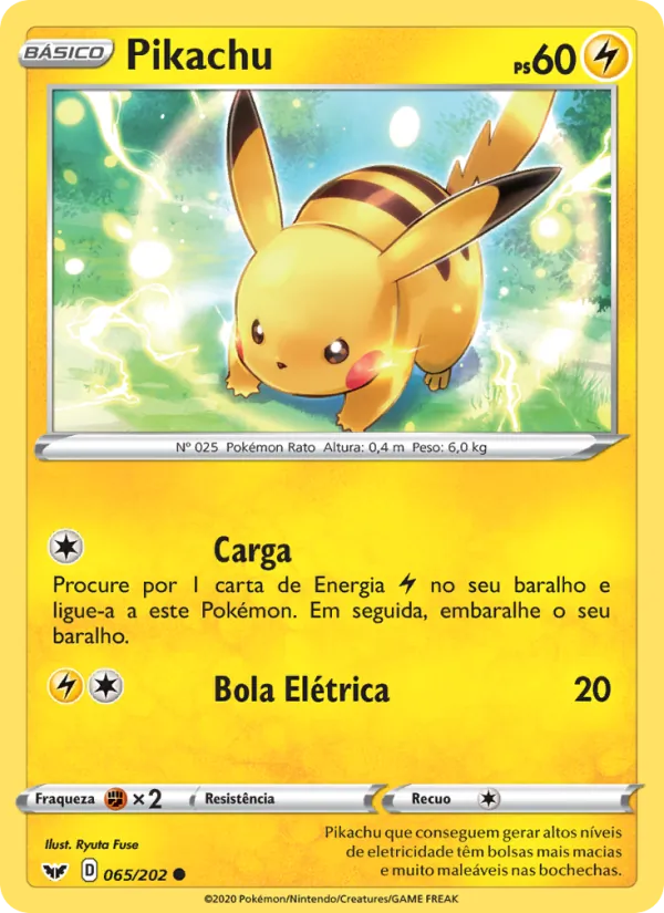 Pikachu (Sword & Shield #65/202)