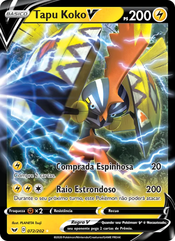 Tapu Koko V (Sword & Shield #72/202)