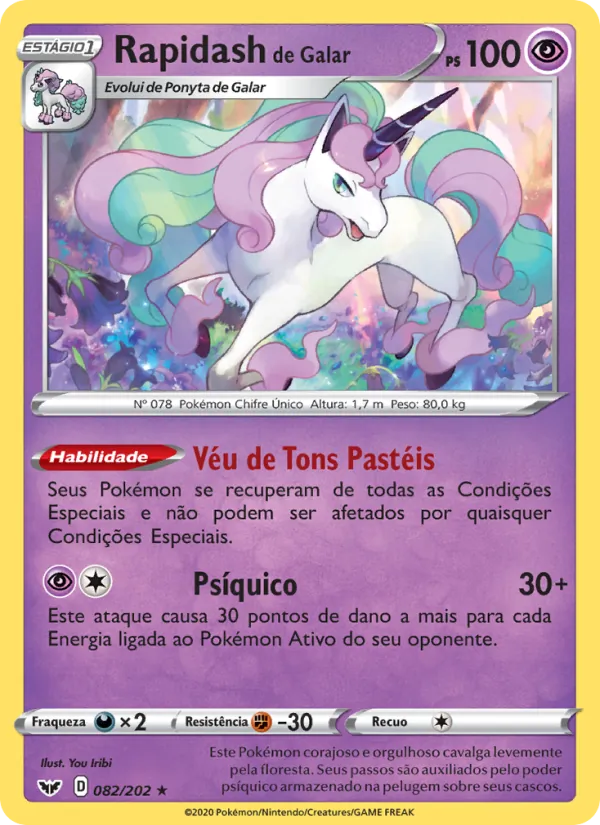 Rapidash de Galar (Sword & Shield #82/202)