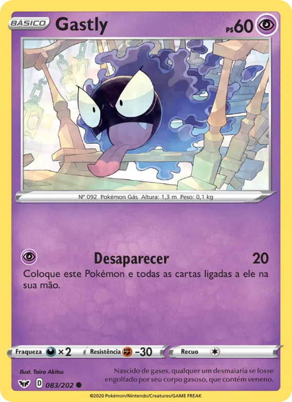 Gastly (Sword & Shield #83/202)