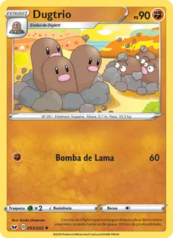 Dugtrio (Sword & Shield #93/202)