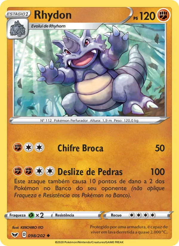 Rhydon (Sword & Shield #98/202)