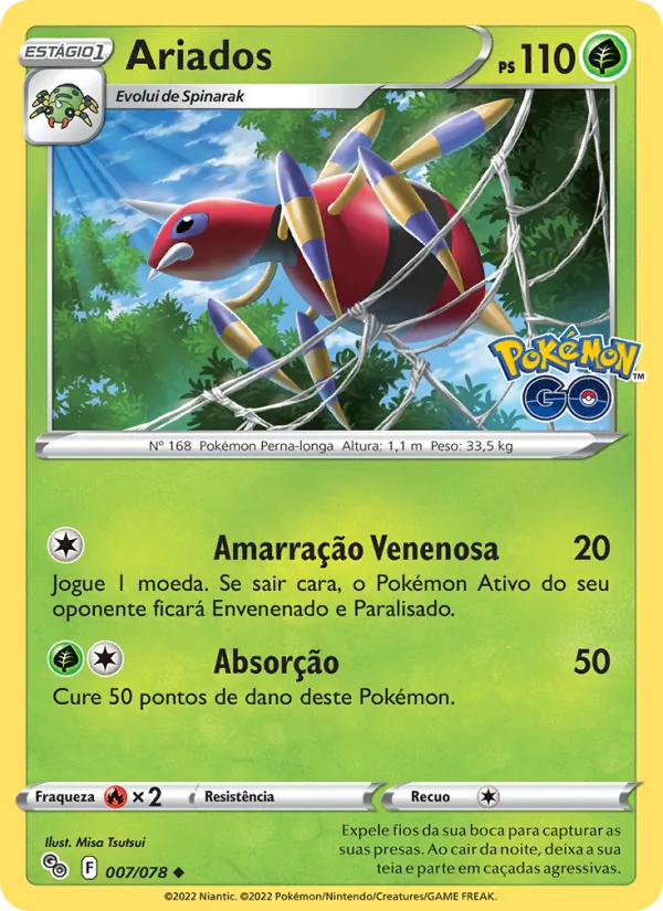 Ariados (Pokémon GO #007/78)