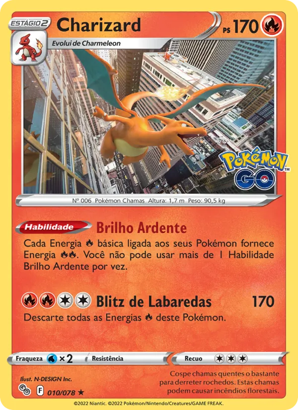 Charizard (Pokémon GO #010/78)