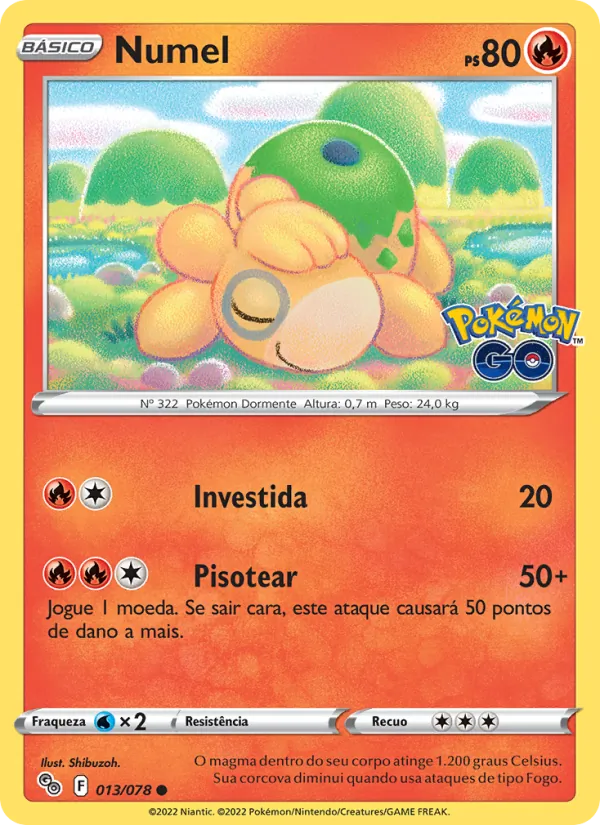 Numel (Pokémon GO #013/78)