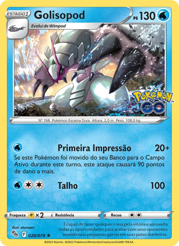 Golisopod (Pokémon GO #026/78)